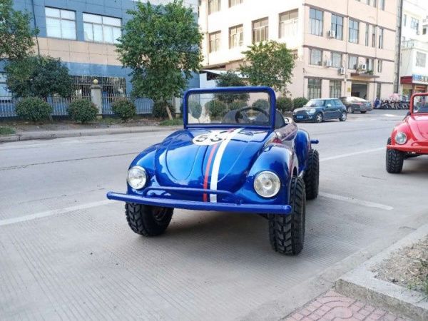 Детский электромобиль GreenCamel Жук (60V 1500W R8 Дифференциал) Синий