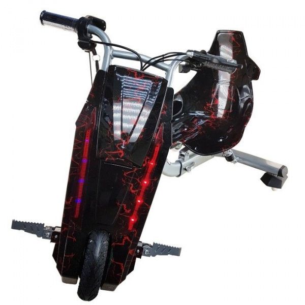 Электроскутер Дрифт Карт Drift-Trike (DRIFT CAR) T01 Красная молния